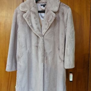Lilac Faux Fur Coat